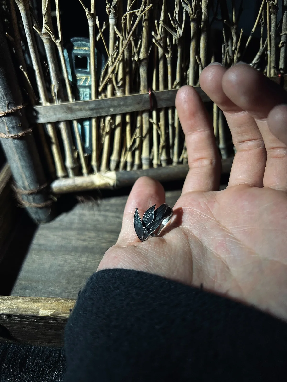桂枝香银戒细节