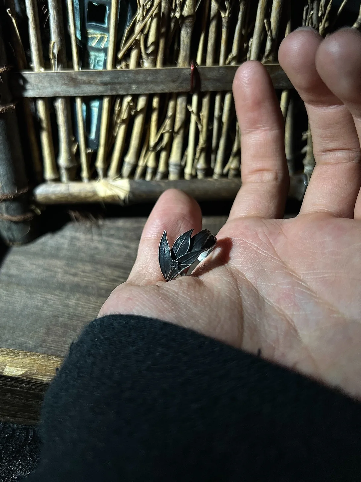 桂枝香银戒细节